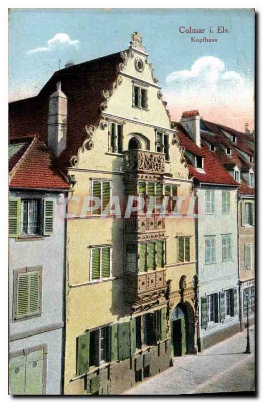 Old Postcard Colmar I Els Kopfhaus