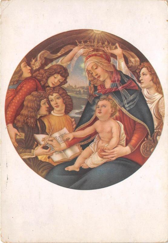 B75067 la virgen del magnificat botticelli paintings peinture   art  postcard