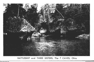 Ohio Rocky Fork Creek The 7 Caves Battleship and Three Sisters