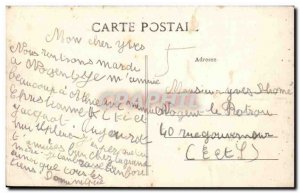 Old Postcard Moutiers St Jean Main d & # 39entree door of the monastery & # 3...