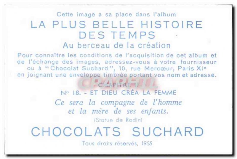 Image Chocolates Suchard And God created woman