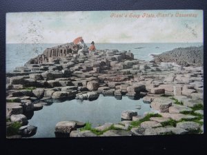 Northern Ireland GIANTS CAUSEWAY Giant's Soup Plate c1906 Postcard by Valentine