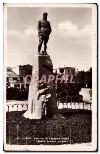 Old Postcard Bizerte Tunisia captain Monument Madon