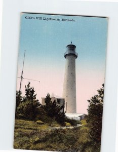 Postcard Gibb's Hill Lighthouse, Bermuda, Cross Bay, British Overseas Territory