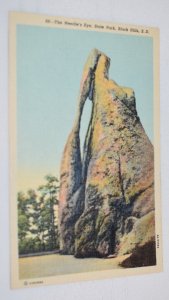 69 The Needle's Eye State Park Black Hills South Dakota Postcard Stevens