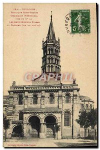 Postcard Old Toulouse Saint Sernin Basilica Crisscross southern The last two ...