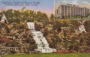 Illinois Chicago Waterfalls and Rock Garden Olson Rug Company