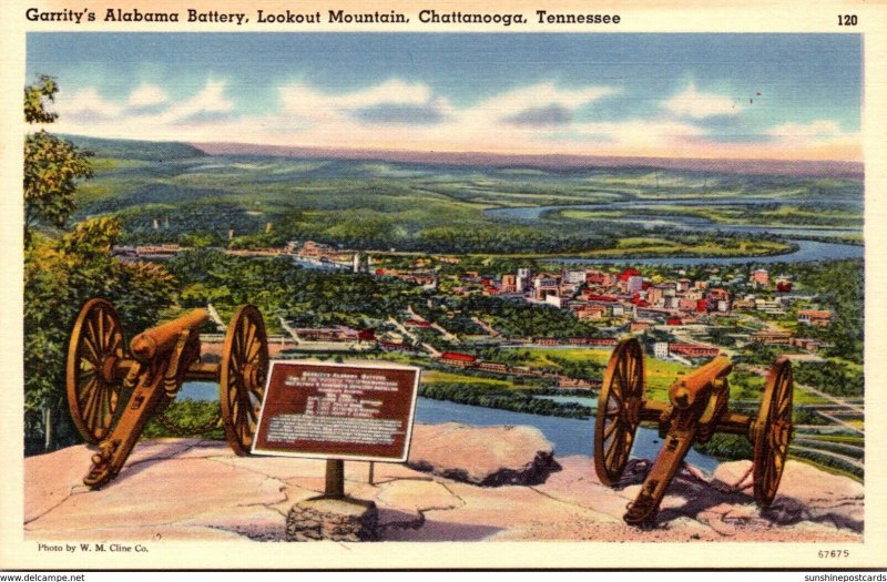 Tennessee Chattanooga Lookout Mountain Garrity's Alabama Battery