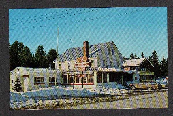 ME Kern's Inn Dining Room & Motel EUSTIS MAINE Postcard