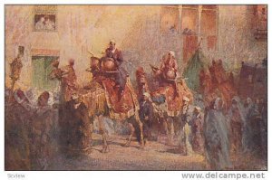 AS, Street Scene, Men On Camels, Corteo Nuziale, Africa, 1910-1920s