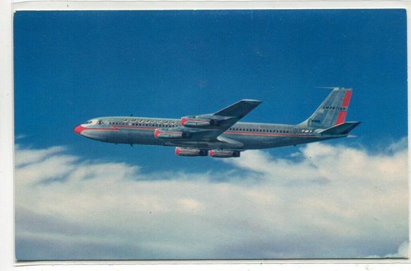 American Airlines Boeing 707 Flagship Plane Aircraft postcard