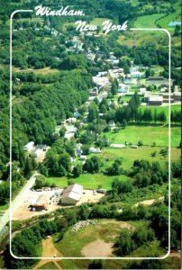 Windham, NY New York  MAIN STREET BIRD'S EYE VIEW  Greene County  4X6 Postcard