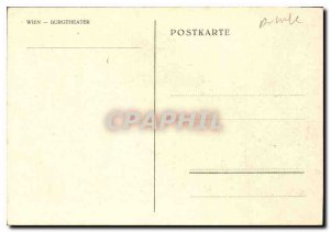 Postcard Modern Burgtheater Wien