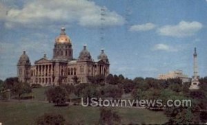 State Capitol and Grounds - Des Moines, Iowa IA  