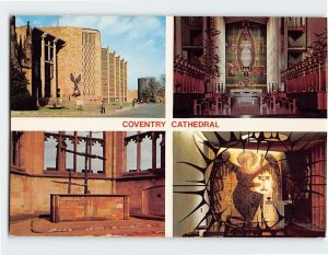 Postcard Coventry Cathedral, Coventry, England