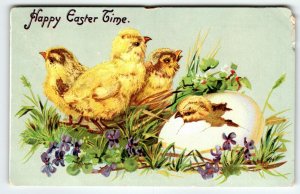 Easter Postcard Baby Chicks Tucks Series 112 Antique Helena J. Maguire Artist