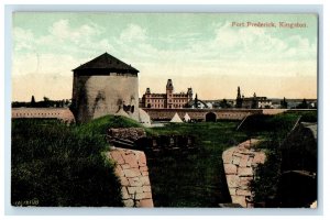 c1905 View Of Fort Frederick Kingston Ontario Canada Posted Antique Postcard 