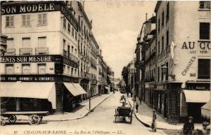 CPA CHALON-sur-SAONE - La Rue de l'Obelisque (637742)