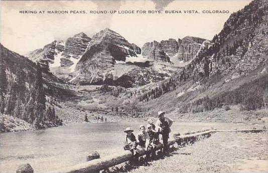 Colorado Buena Vista Hiking At Maroom Peaks Round Up Lodge For Boys