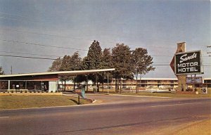 Huntsville, Alabama SANDS MOTOR-HOTEL Roadside c1960s Chrome Vintage Postcard