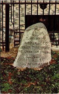 Vtg Fort Wayne Resting Place Johnny Appleseed Gravestone John Chapman Postcard