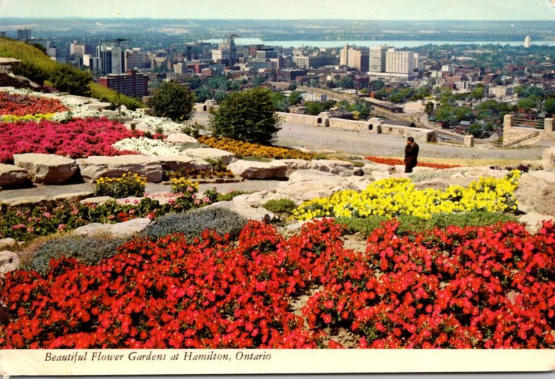 Canada Hamilton Beautiful Flower Gardens 1973