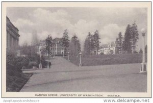 Washington Seattle Campus SceneUniversity Of Washington Albertype