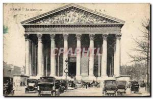 Paris Old Postcard Madeleine Church