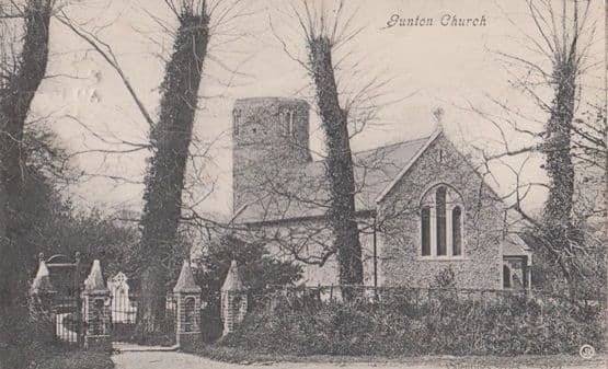 Gunton Church Antique 1912 Suffolk Postcard