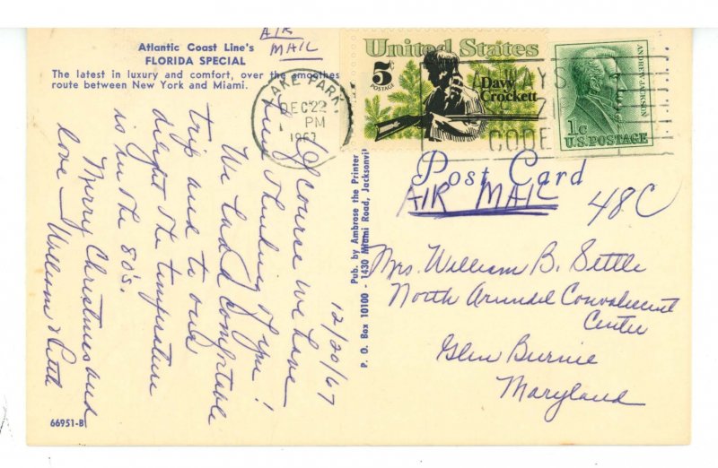 FL - Atlantic Coast Line's Florida Special Train