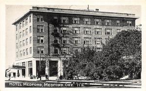 Medford OR Hotel Medford Postcard