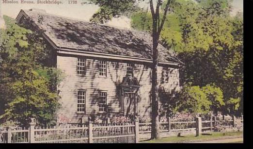 Massachusetts Stockbridge  Stockbridge Mission House