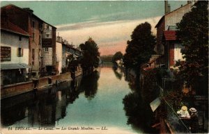CPA ÉPINAL Le Canal - Les Grands Moulins (401498)