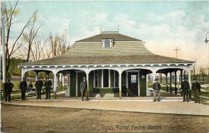 c1906 Postcard; Togus ME Electric Station, National Soldiers Home Civil War Vets