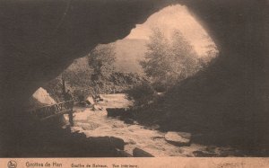 Belgium, Grottes de Han Gouffre de Belvaux Vue Interleure, Vintage Postcard