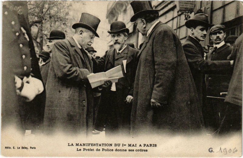 CPA PARIS - La Manifestation du Ier Mai - La Préfet de Police (87959)