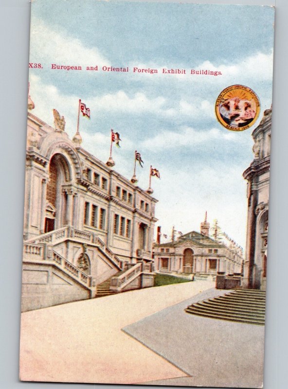 c1909 European Oriental Foreign Exhibit Buildings Alaska Yukon Pacific Expo AYPE