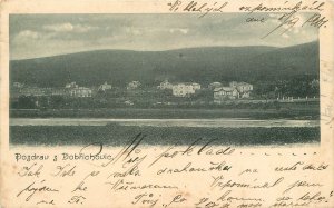 Postcard 1901 Doberichovice Czech Republic Pozdrau Dobrichovic 22-11905