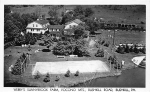 H82/ Bushkill Pennsylvania RPPC Postcard c1940s Werry's Sunnybrook Farm 184