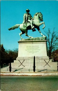 Richmond Virginia VA JEB Stuart Monument Postcard 