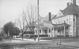 Frederick Maryland East Second Street Vintage Postcard AA68546