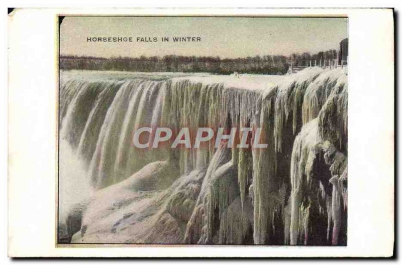 Postcard Old Ice Mountain Niagara Falls