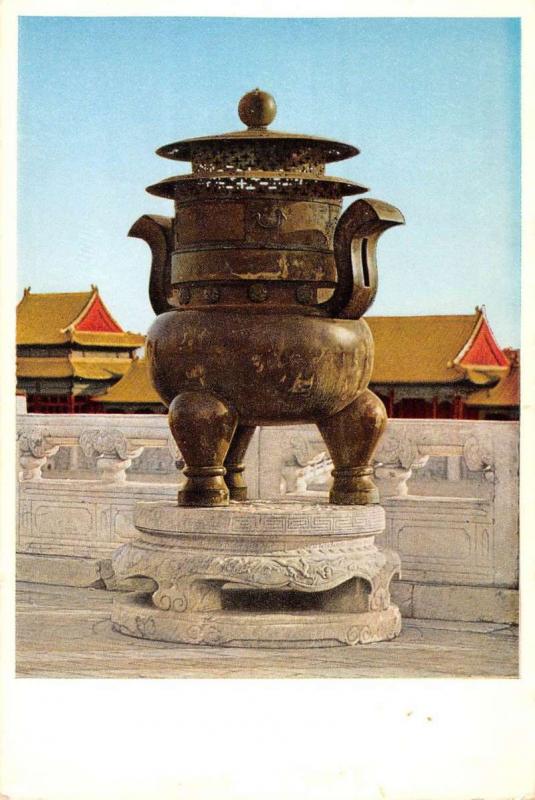 Group Of 9 China Palace Sculpture Monument Antique Postcards K43709