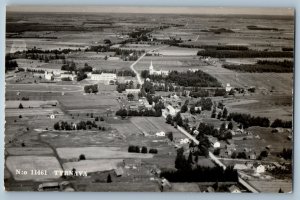 Suomi Finland Postcard Tyrnava Aerial View of Place c1910 Antique RPPC Photo