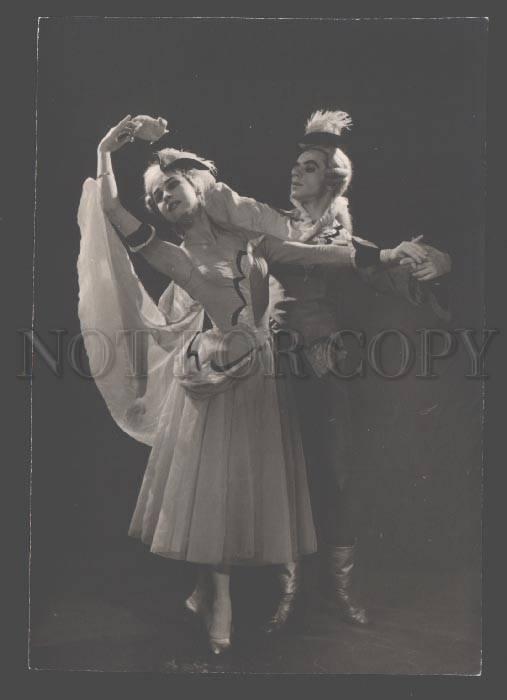 106615 BELLE Russian BALLET Star DANCERS Vintage REAL PHOTO