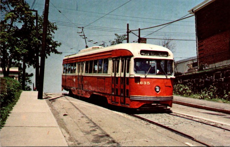 Trains Pittsburgh Trolley No 1635
