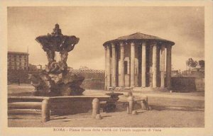 Italy Roma Rome Piazza Bocca della Verita col Templo supposto di Vesta