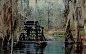 Water Wheel - Edisto Memorial Gardens - Orangeburg, South Carolina SC  