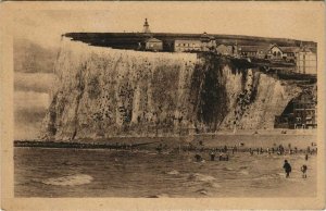 CPA MERS-les-BAINS - Les Falaises et la Plage (120842)