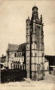 CPA COMPIEGNE - L'Église St-Jacques (291221)